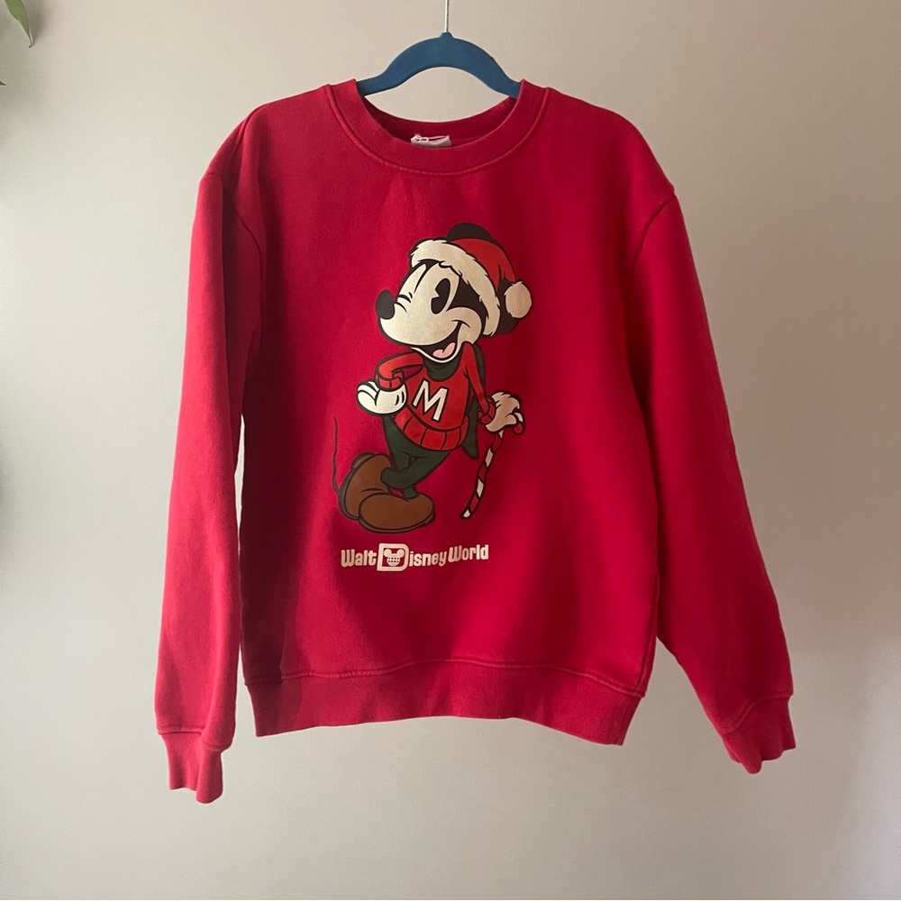 Disney World Sweatshirt Youth Size  Mickey Mouse Christmas Holiday 2022